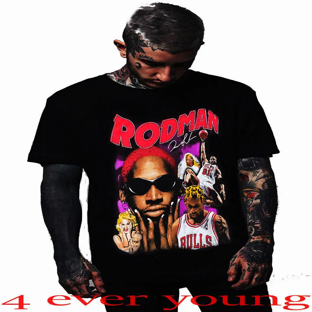 

DENIS RODMAN BULLS T SHIRTS MEN'S SIZES