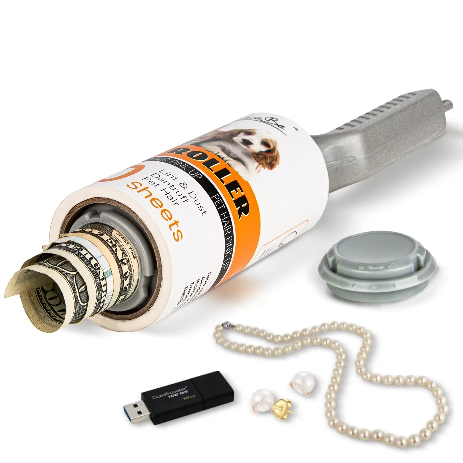 المخفية البصر سر الأسطوانة صندوق الأمان للوبر للمنزل السفر المال آمن إخفاء النقدية مجوهرات حبوب الأسطوانة فارغة الشعر الشائكة خبأ صندوق #3