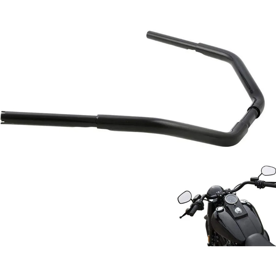 

3.5 Rise Beach Handlebar Fit for Harley Sportster XL883 1200 Models Enhanced Riding Comfort and Classic Motorcycle Aesthetic wi