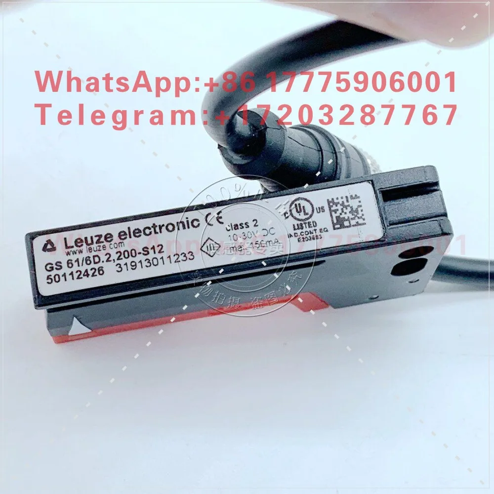 Original and genuine Leuze label sensor GS 61/6D.2, 200-S12