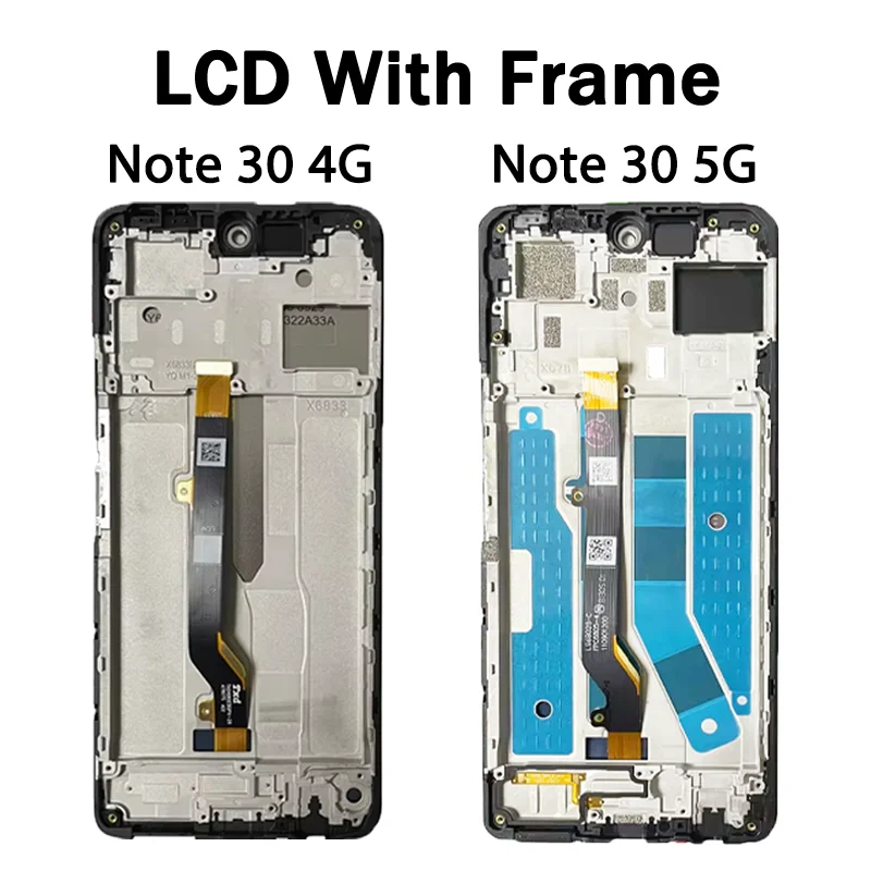 X6833B X6711 プレミアム液晶ディスプレイ Infinix Note 30 4G用