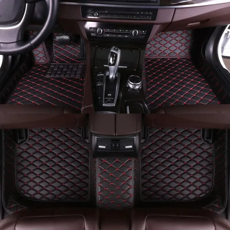 For Volvo S90 2017-2023 Auto Car Floor Mats All-Weather TPE Foot Mats Odorless Pad Waterproof Tray Mat Interior Accessories