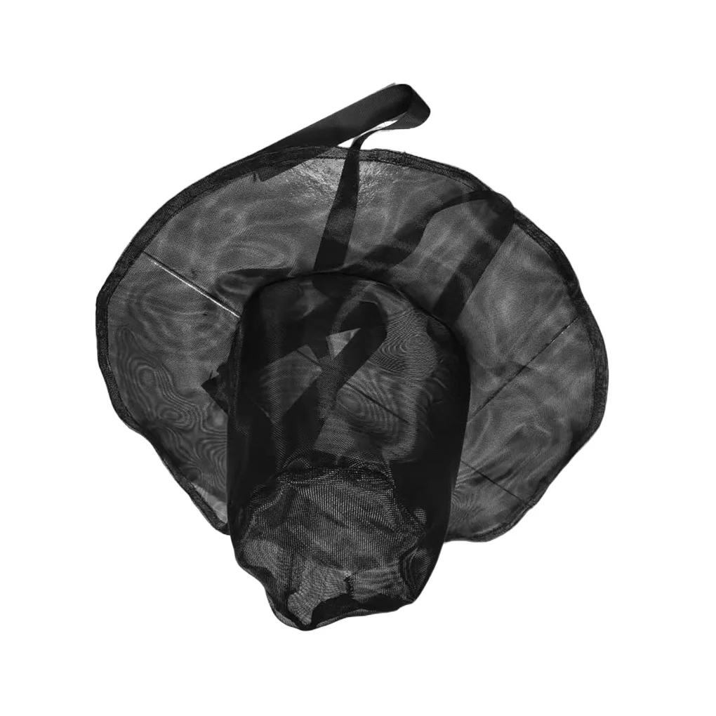 หมวกจินู หมวกแบบดั้งเดิมของเกาหลี สีดำ สำหรับฮาโลวีน หมวกจินูประดับลูกปัด สำหรับการแสดงบทบาทสมมติของไอดอลและการแสดงบนเวทีแบบดั้งเดิม