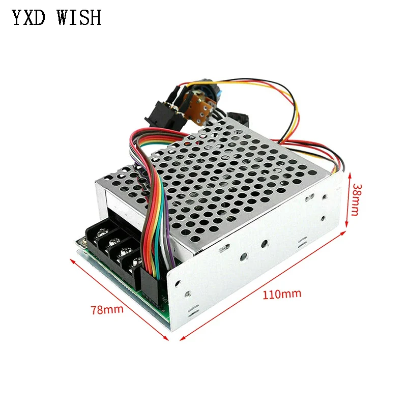 DC 10-55V 40A PWM Speed Controller DC Motor Digital Display 0~100% Adjustable Drive Module 12V 24V 36V 48V Motor Controller - view 4