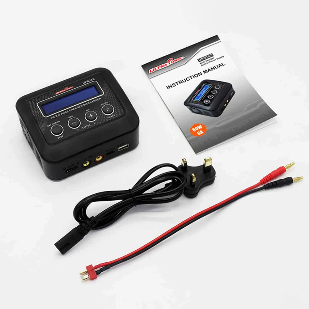 

ULTRA POWER UP60AC 60W 6A 2-4S Lithium Battery Charger