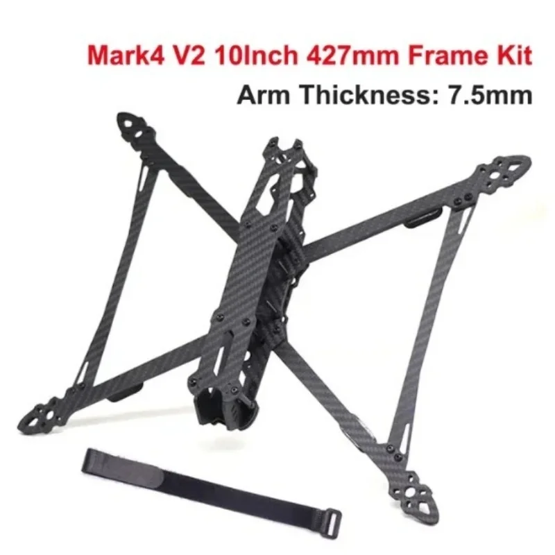 MAK4 V2 MARK4 FPV Drone Frame KIT 8/9/10 polegadas 367/387/427mm Fibra de Carbono Para RC FPV Freestyle Long Range Racing Drone Quadcopter