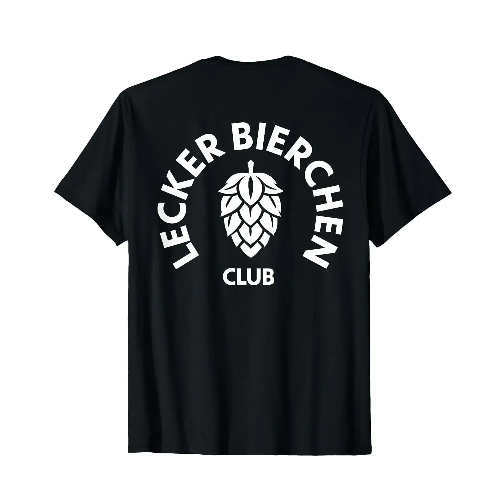Lecker Bierchen Club T Shirt vintage Washed homme designer clothes Unisex Slightly Casual streetwear fashion Comfortable