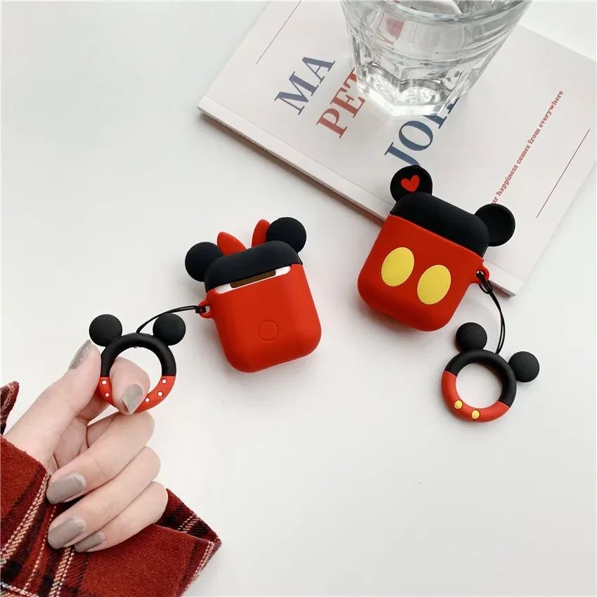 Disney For Airpods Pro 2nd Generation Case,Mickey Minnie Silicone Earphone Anime Cover For Airpods Pro Case For Kids/Girls