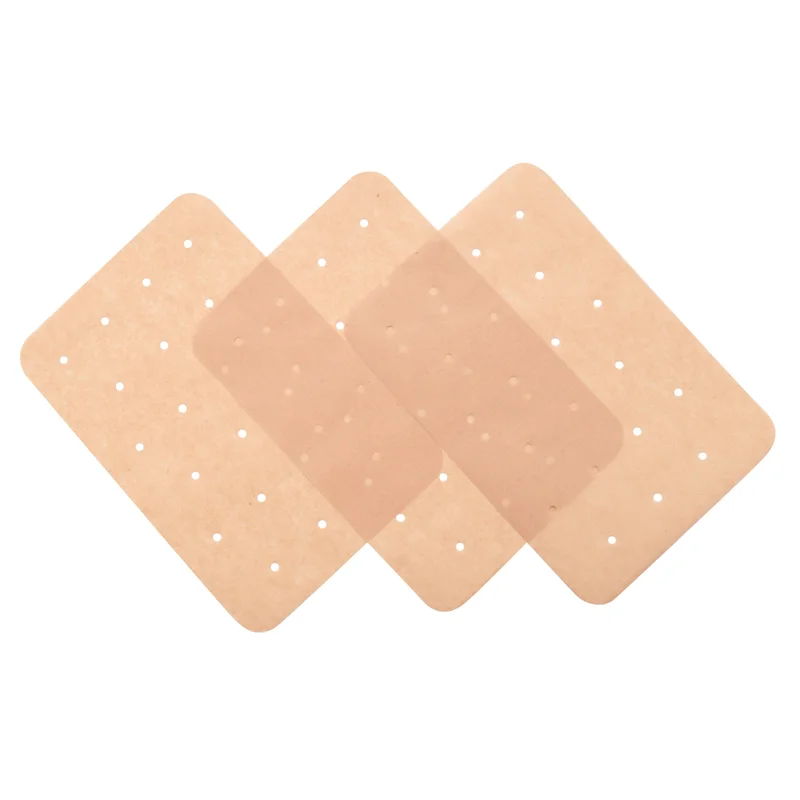 ABWR-Air Fryer Parchment Liners، 100 قطعة من بطانات المقلاة الهوائية المربعة المثقبة، لـ Ninja Foodi XL 6 في 1 DZ201 مقلاة هوائية مزدوجة