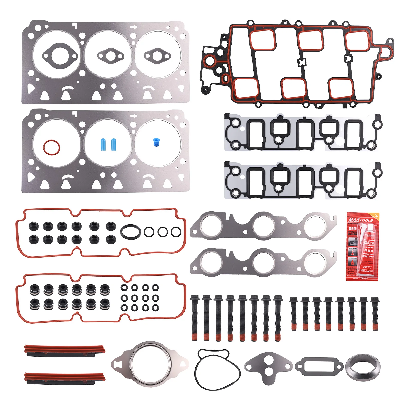 

Head Gasket w/ Head Bolts Kit for Buick Lucerne 3.8L V6 2006-2008 HS5912C