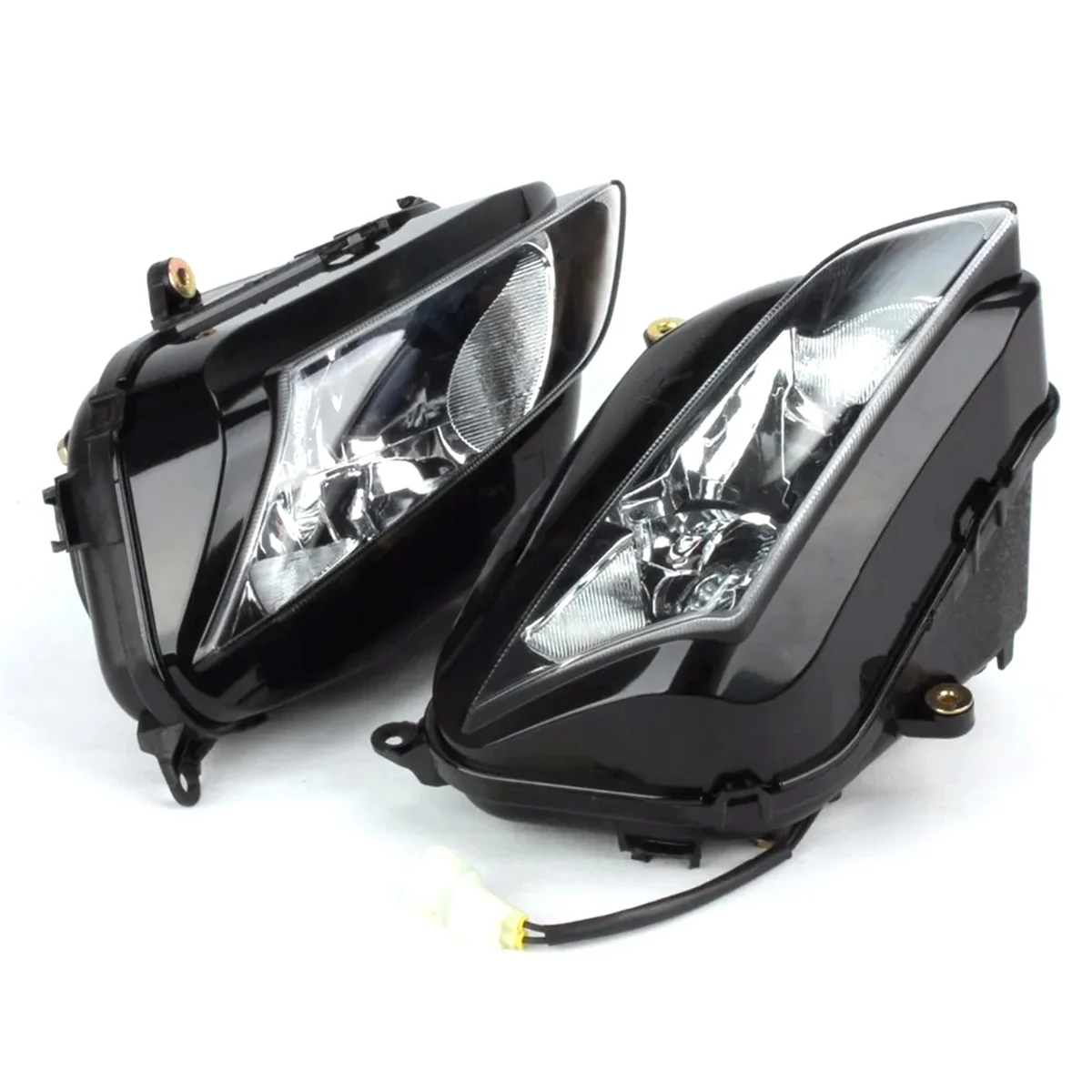 1 para reflektor motocyklowy lampa przednia lewa i prawa do Honda CBR600RR 2007-2012 montaż reflektorów