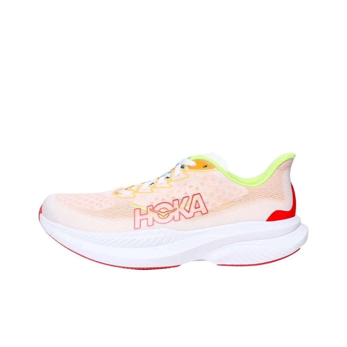 

HOKA ONE ONE Mach 6 White Solar Flare 1147790-WLR