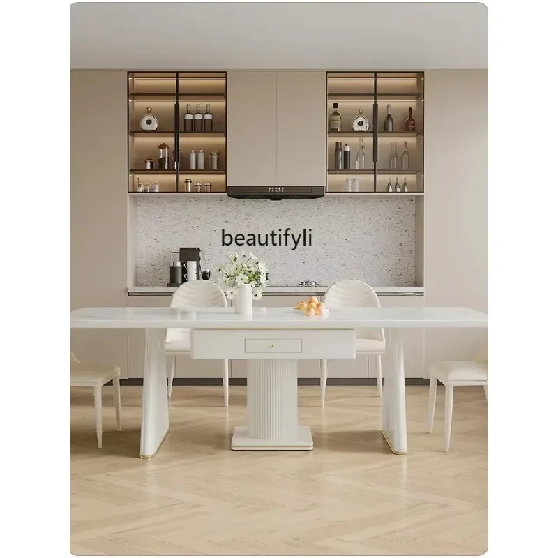 

ss7486 new Modern rock slab living room mahjong table dining table integrated multifunctional electric multifunctional mahjong m