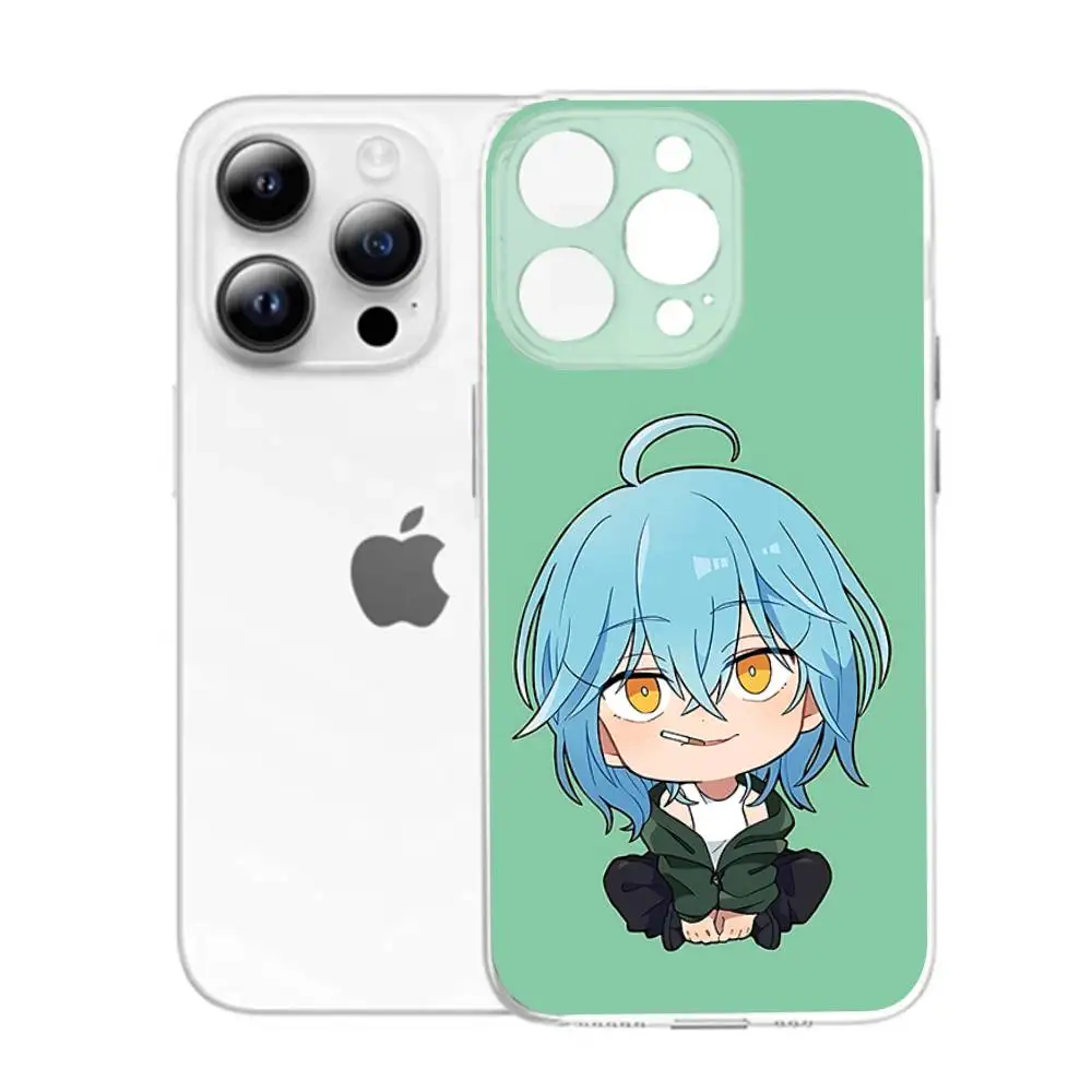 حافظة هاتف Rion Akao S-Sakamoto لهاتف iPhone 17,16,15,14,13,12,11 Pro,Max,Plus,X,XS,XR,SE,سيليكون شفاف صغير ناعم