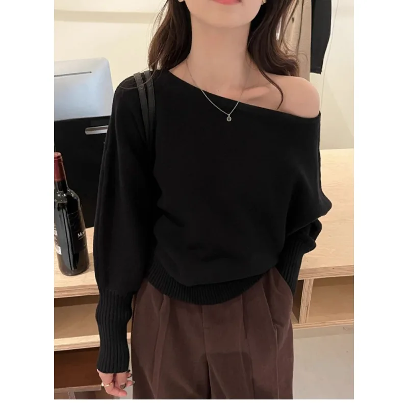 

2024, новый стиль, пуловер с v-образным вырезом, вязаный женский свитер, пальто