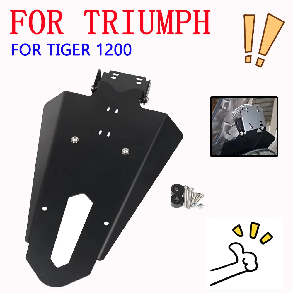 Accessories Front Phone Stand Holder Smartphone Phone GPS Navigaton Plate Bracket Support For Triumph Tiger 1200 2018 2019 2020