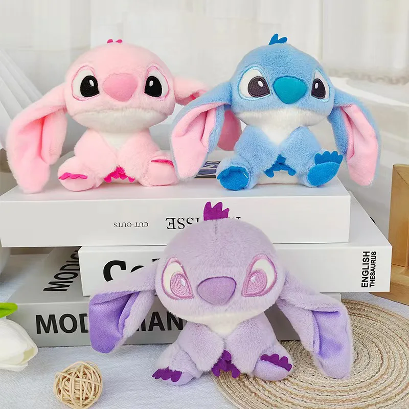 

Тематическая серия Disney Stitch, новый милый мультяшный креативный брелок-подвеска, сумка, подвеска, игрушки для сидения, подарок 12 см