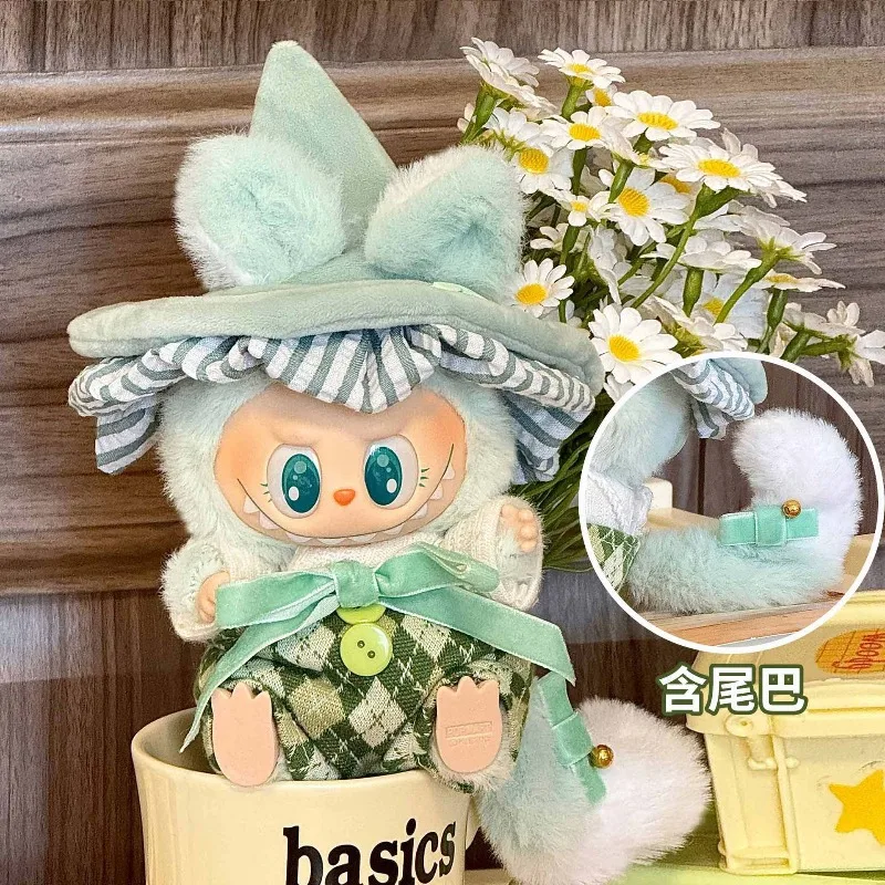 라부부 인형 옷 - 숲의 요정 트렌디 쿨 세트 (옷만, 인형 없음) 여자아이들을 위한 귀여운 장난감