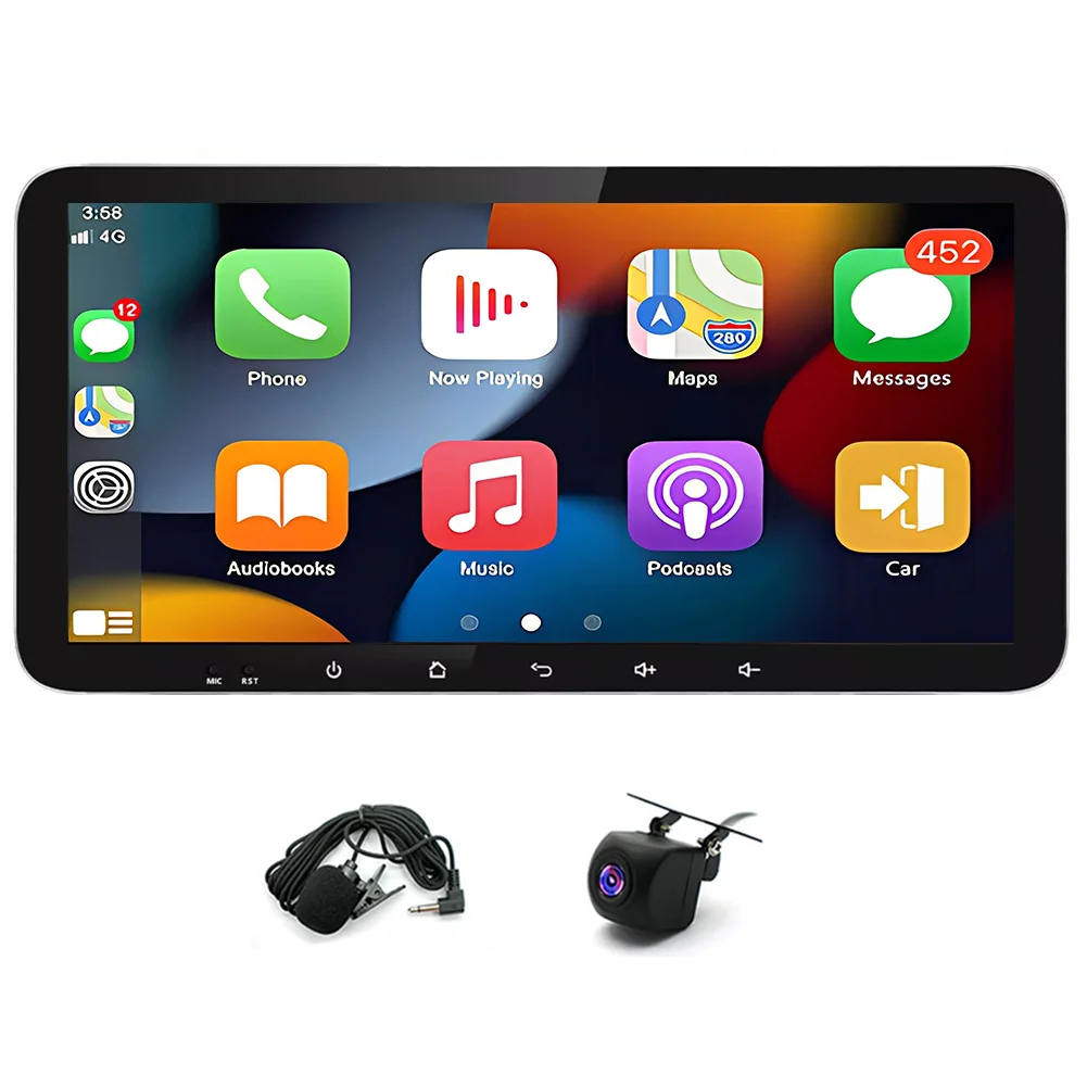 

10.6inch Car Stereo Radio Car-play GPS Wifi Compatible for Ram 1500 2500 3500 2009-2012 Android 13
