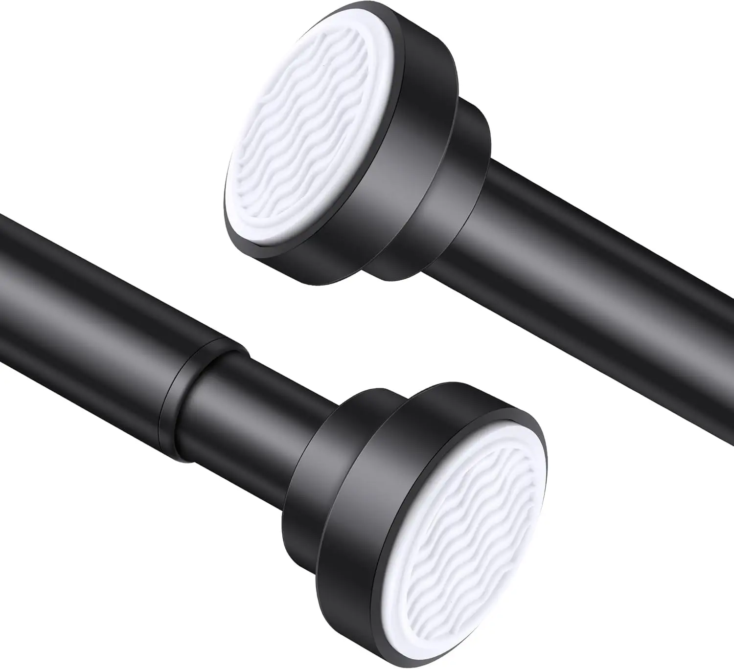 

Adjustable Spring Tension Rod, No Drill Rust-Proof for Shower Curtain in Bathroom/Closet/Kitchen, Heavy Duty 25-51 Inches