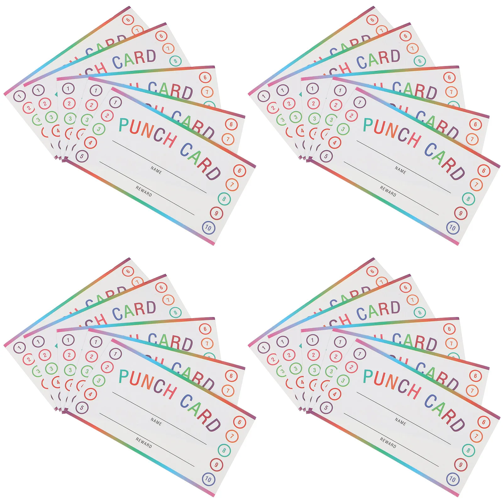 

50 Sheets Hole Punch for Behavior Management Classroom Tools Reward System Rewards Card Incentive Chart