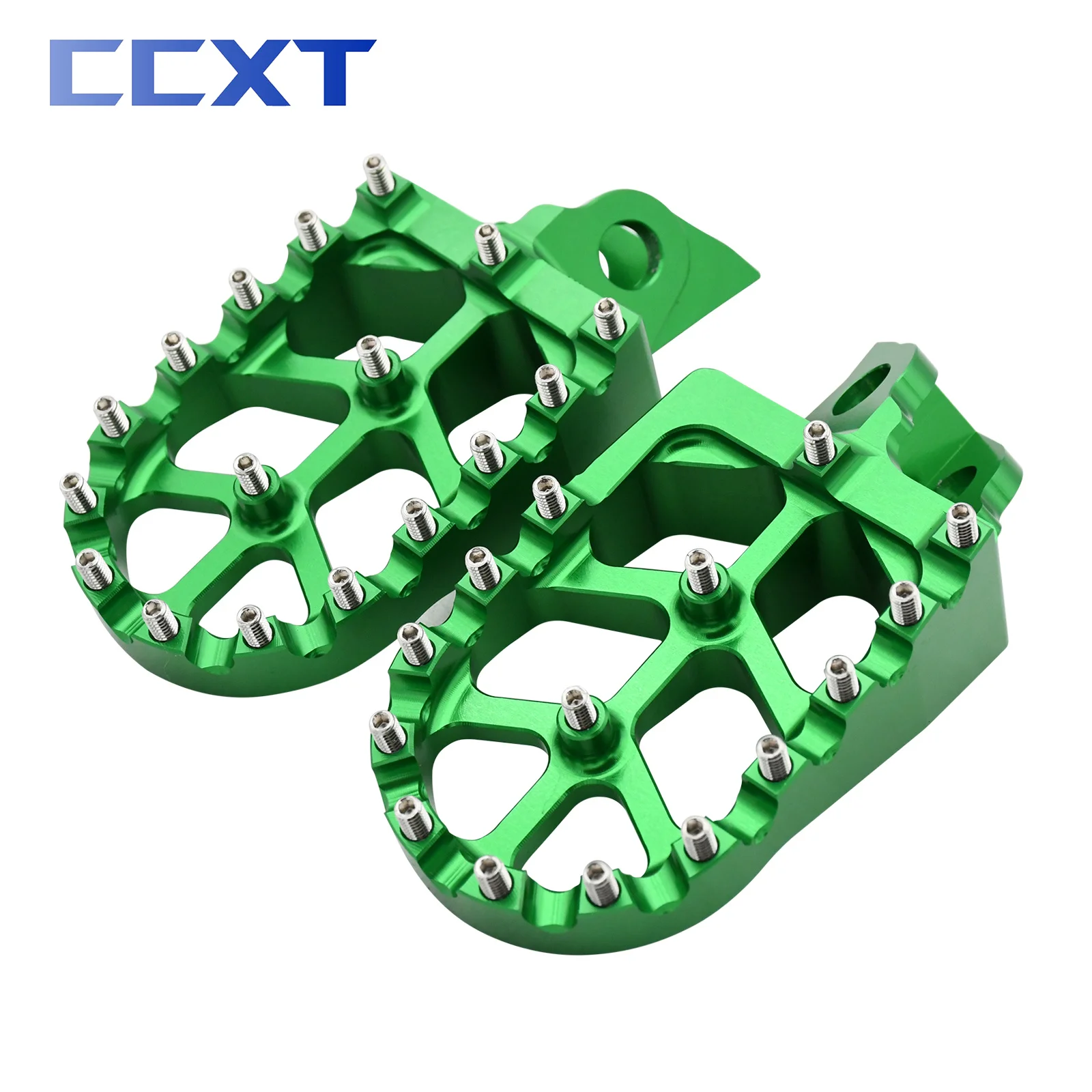 For Kawasaki KX65 KX80 kX85 KX100 KX112 KLX140 KLX140L KLX140G 1998-2023 Motorcycle CNC Foot Pegs Footpeg Pedals FootRest Parts