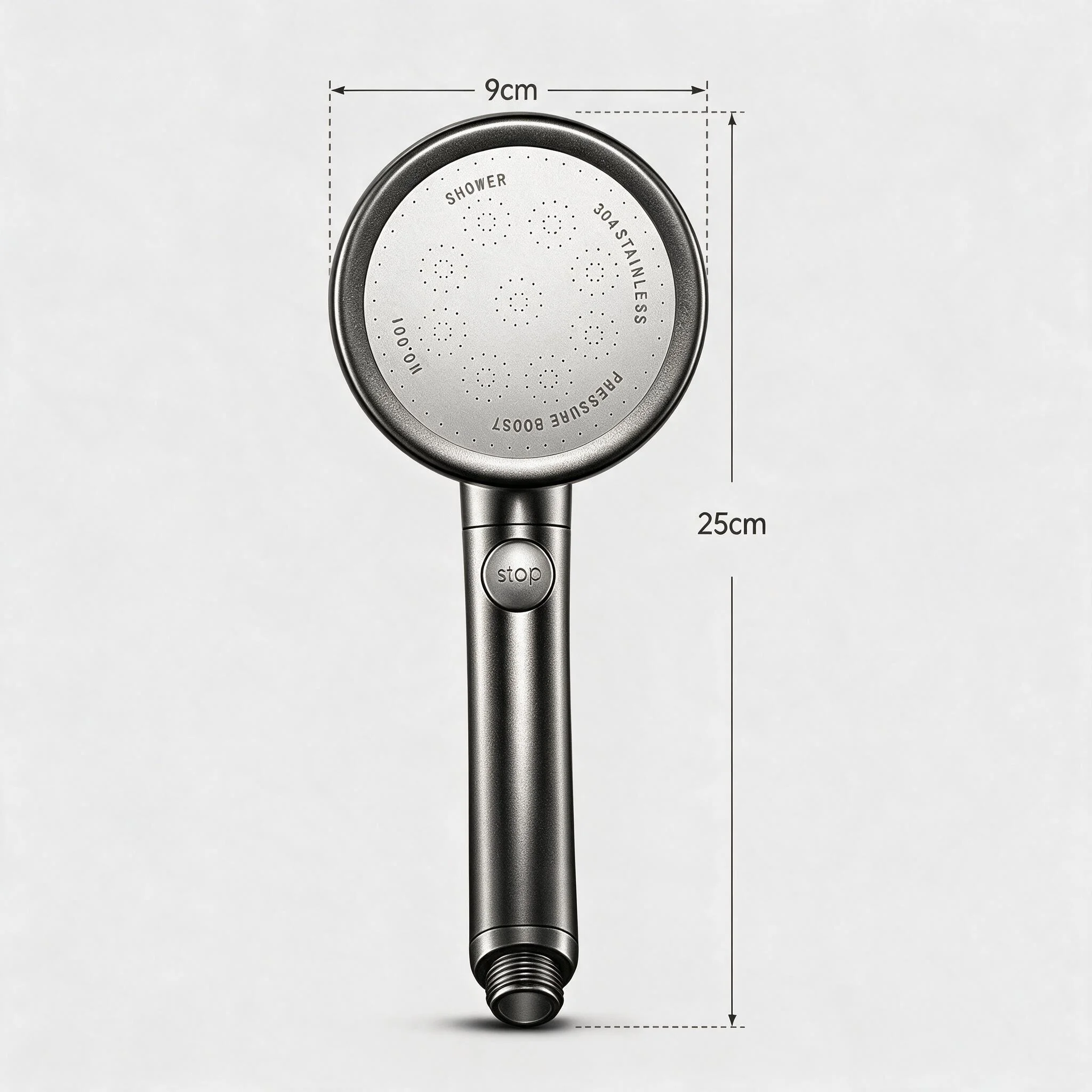 Modern 360° Rotating Hand Shower Dual-Use Shower Panel with High Flow Fine Spray and Easy-Clean Nozzles