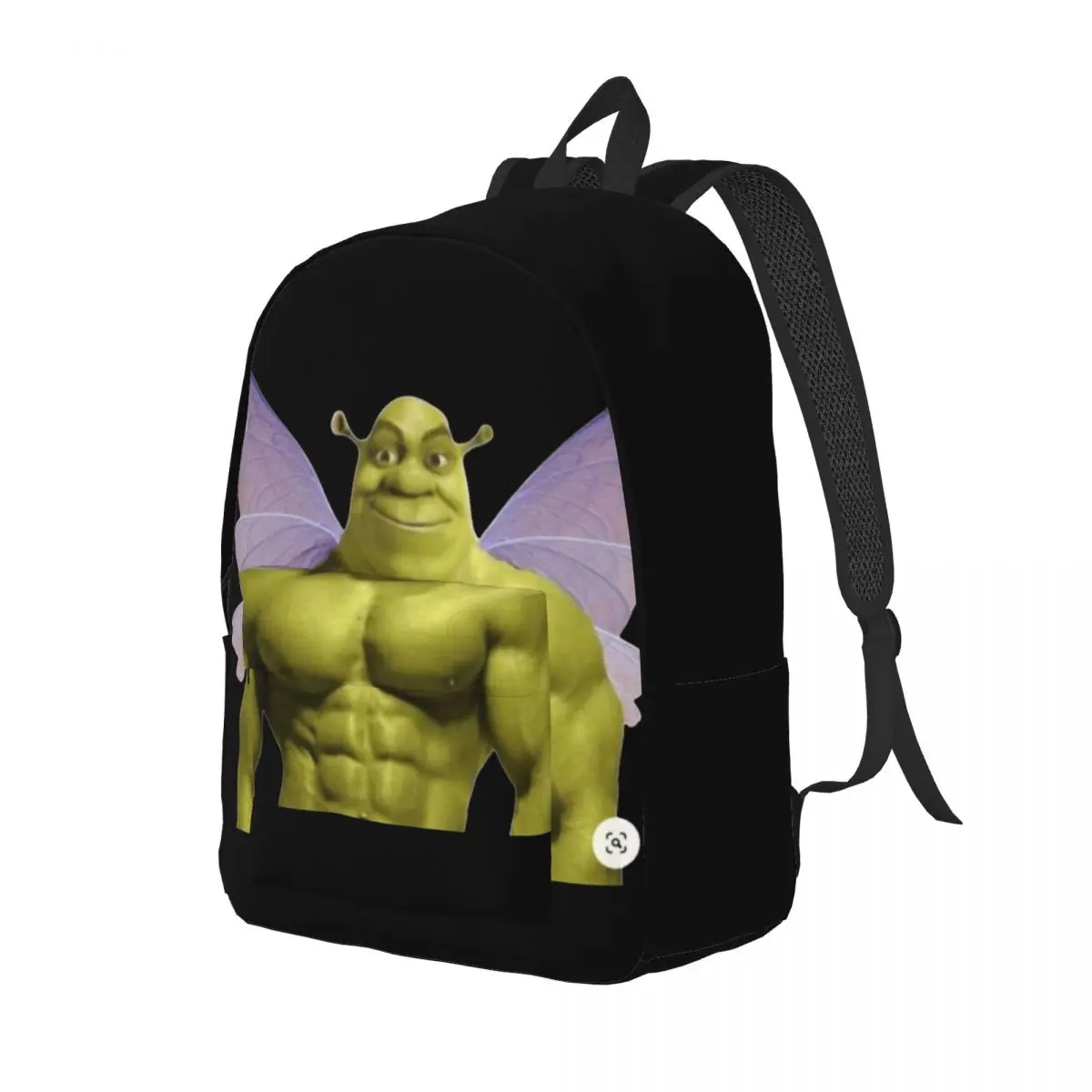 Funny Shreks Meme Backpack for Men Women Cool High School Work Daypack Shreks Butterfly Laptop Computer Shoulder Bag Outdoor