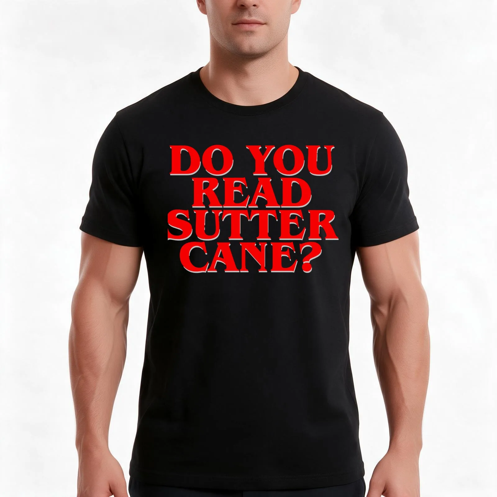 In the Mouth of Madness Do you read Sutter Cane T-Shirt, Summer Casual Cotton Tee, Oversized Streetwear Tops, Unisex Men Women