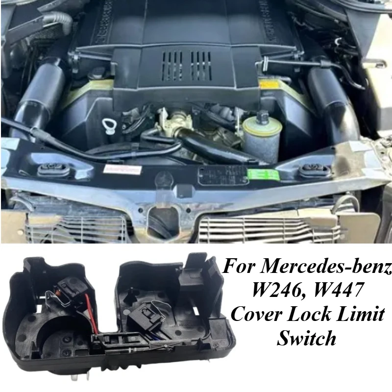 

Для Mercedes W246 W447 B-Class V-Class 2011-2018 Концевой выключатель блокировки капота A2468700558 Заменяет датчик положения Ремонт автозапчастей
