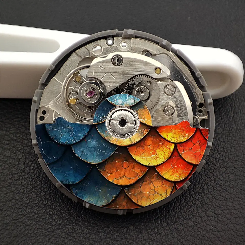 Precision Color Printed Watch Movement Rotor Squama Fit for NH34 NH35 NH36 NH38 NH70 NH72 Watch Movement Accessories