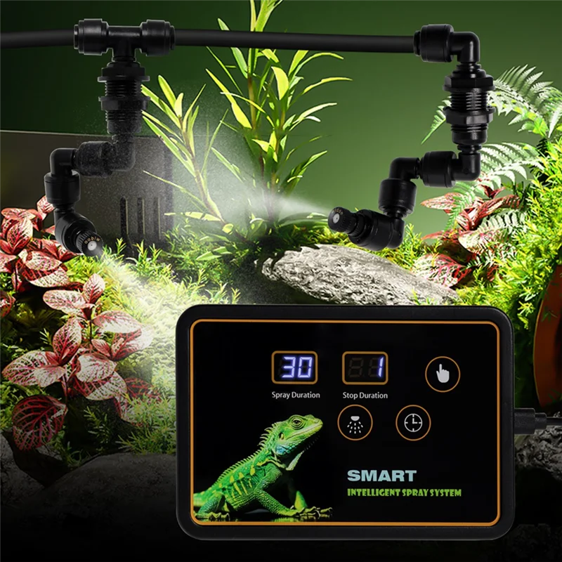 

L55A-Tank Распылительная система Turtle Box Интеллектуальная система увлажнения спреем Набор распылителей Американская вилка