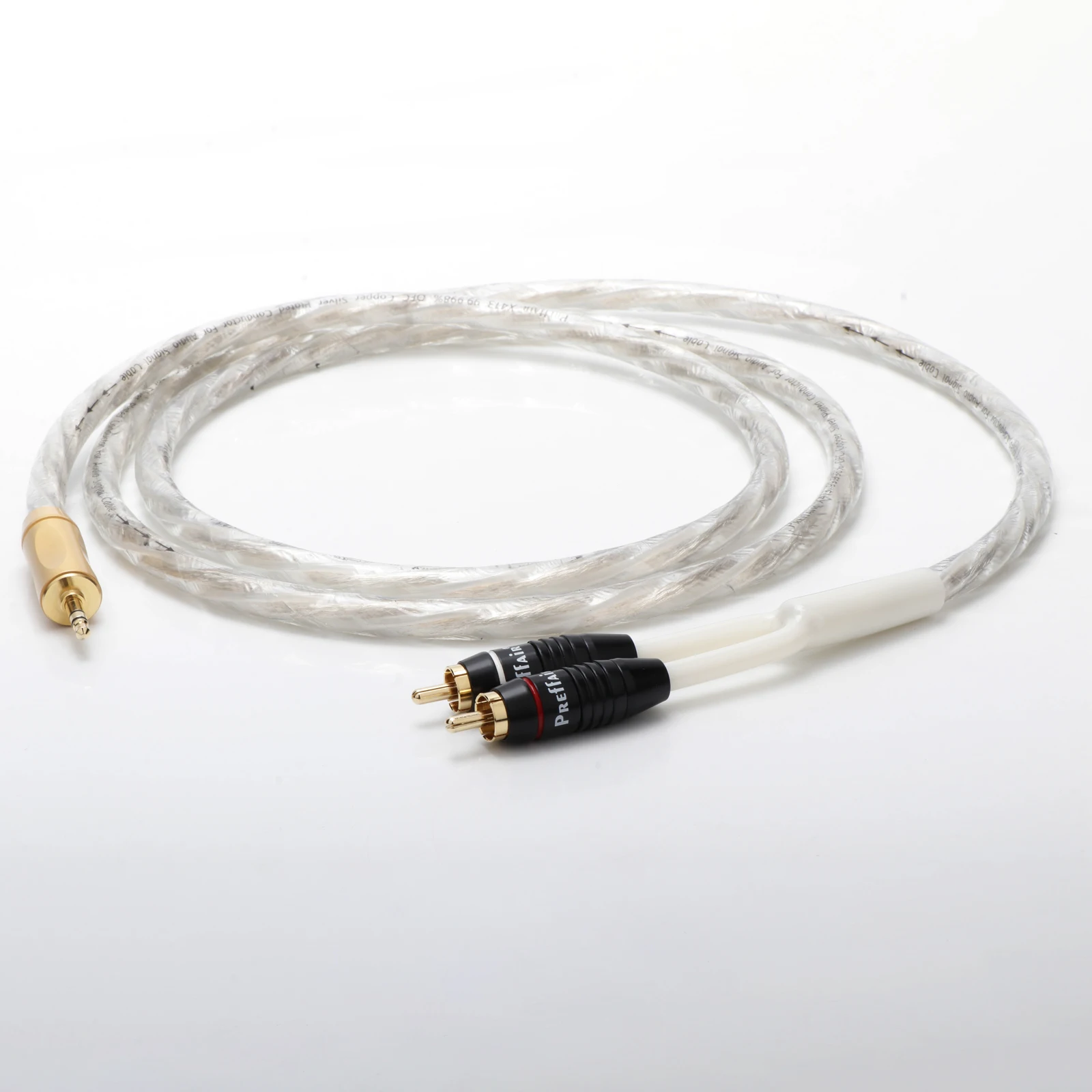 HIFI 2,5 mm symmetrisches Audiokabel auf 2 Cinch-Signalkabel AUX-Leitung Kopfhörerverstärkerleitung 2,5 mm Stecker auf 2 Cinch-Stecker – Detail 3