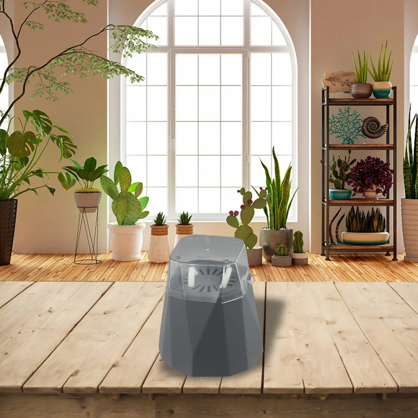 12.5cm In External Diameter Transparent Flower Pot Stable Plastic Material Easy Disassembly Variety Of Colors Balconies Gardens