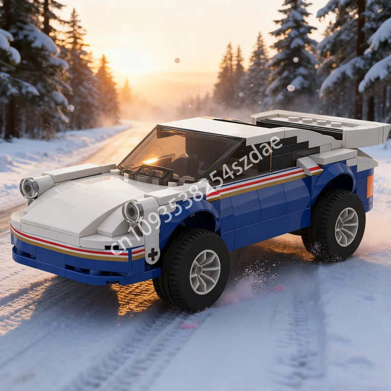 

182 шт. MOC Porscheed Dakar Rally City Champions Модель суперкара Строительные рождественские подарки Блоки Сборка Идея Развивающие игрушки Дети