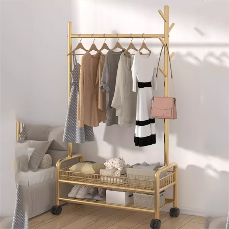 Standing Organizer Coat Hangers Nordic Corner Space Saving Standing Clothes Racks Hallway Racks De Casaco Hallway Furniture