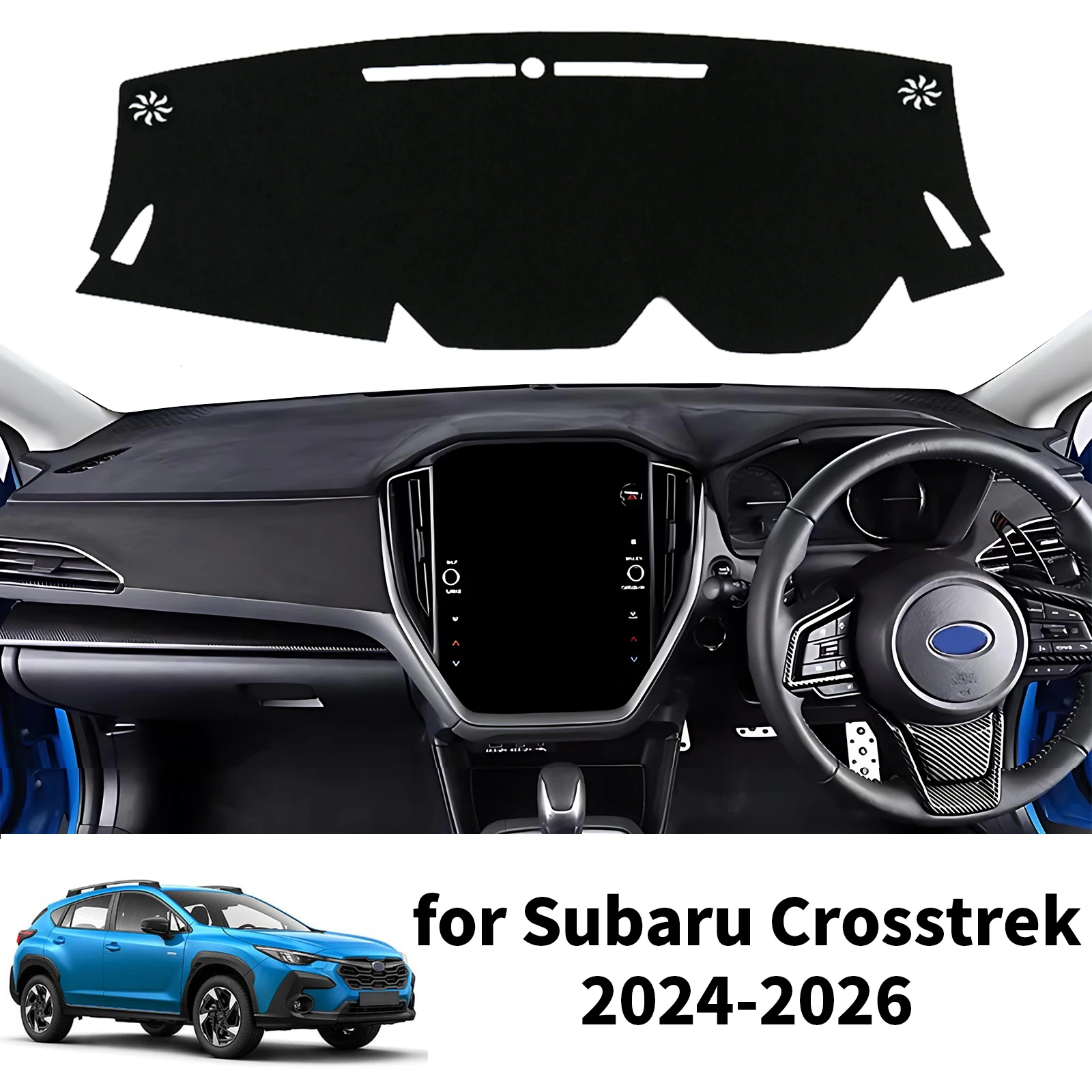 

Car Dashboard Cover Pad for Subaru Crosstrek 2024-2026 Accessories Dashmat Dash Mat Anti-Slip Sunshade Protective Carpet
