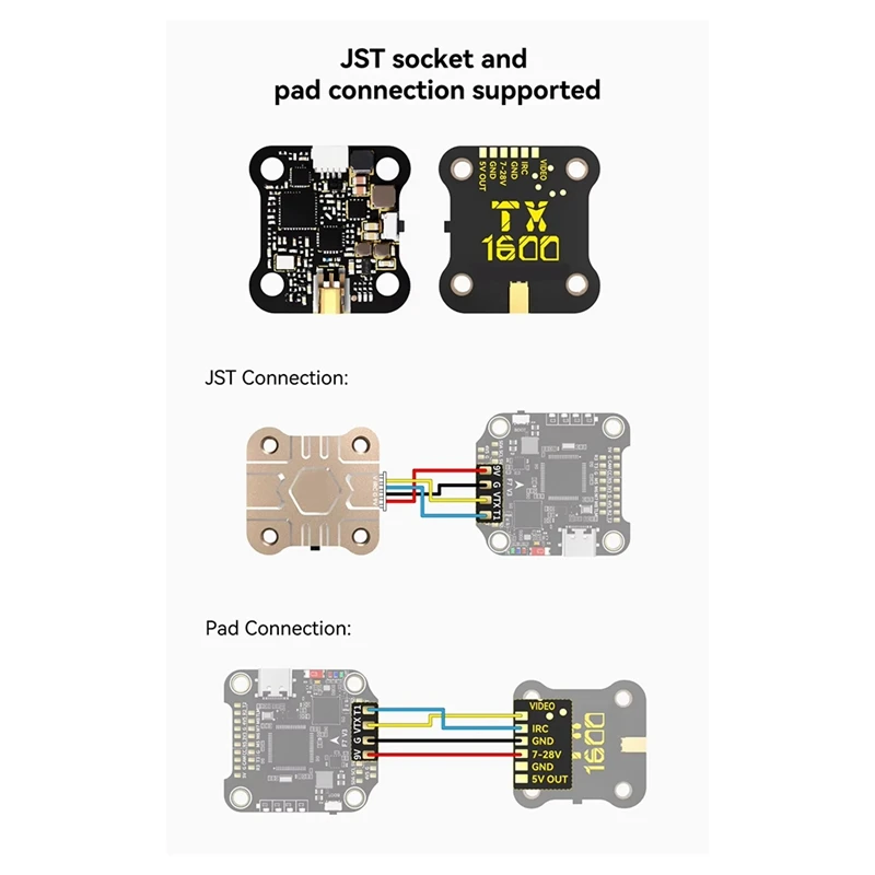 For Speedybee TX ULTRA TX1600 5.8G 1.6W FPV VTX 48CH High-Efficiency Heat Sink For FPV Long Range Drones