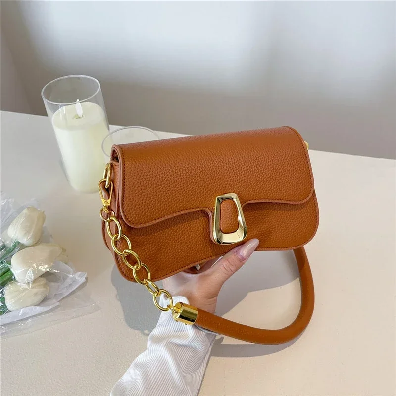 

Classic Luxury Women's Handbag Leather Shoulder Bag Crossbody Bag For Ladies, Famous Designer Popular Elegant Messenger Tote