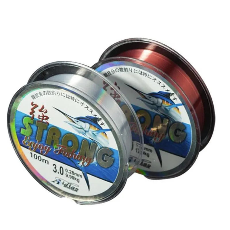 100m Japan Materia Fluorocarbon Fishing Line Leader Wire Fishing Cord Accessories The Flurocarbone Winter Rope Fly Fishing Lines