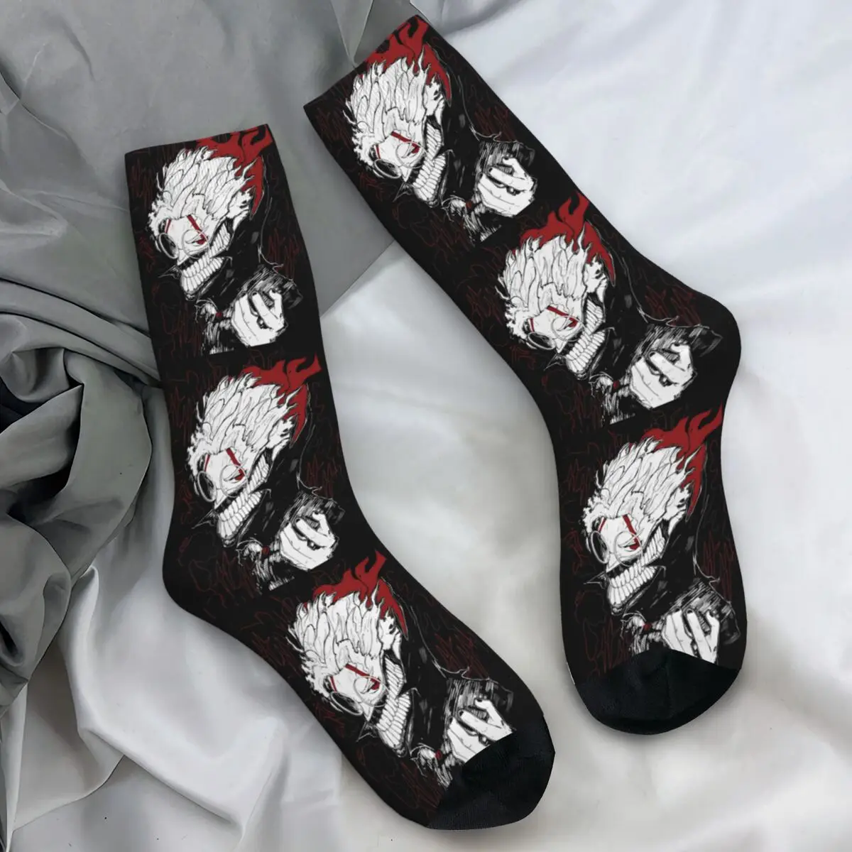 Anime Dandadan Okarun Stockings Design Kawaii Socks Winter Anti Sweat Socks Unisex Men Running Sports Comfortable Socks