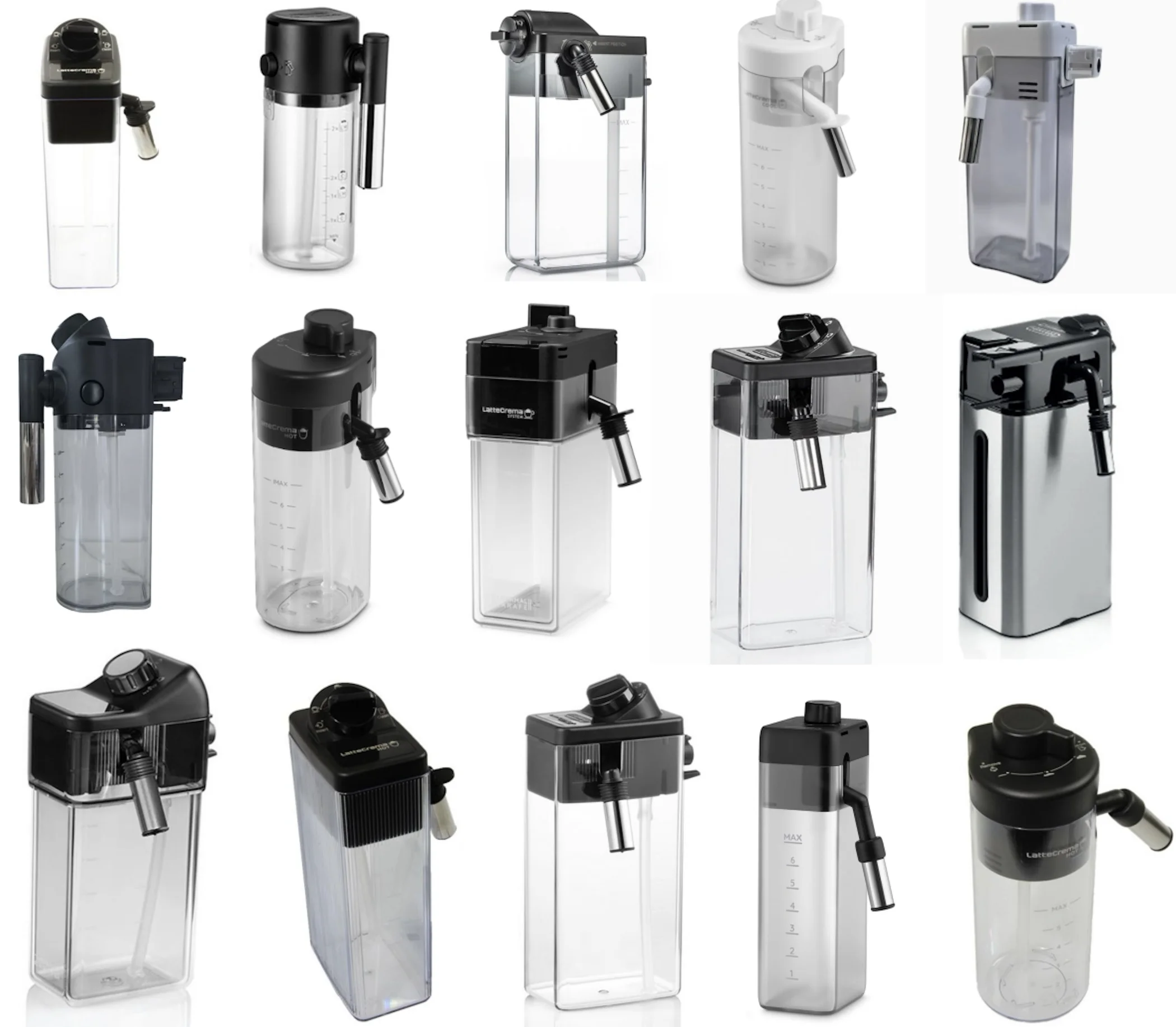 

Delonghi Automatic Coffee Machine Milk Carafe - Hot & Cold Milk Carafe - All Series Milk Carafe