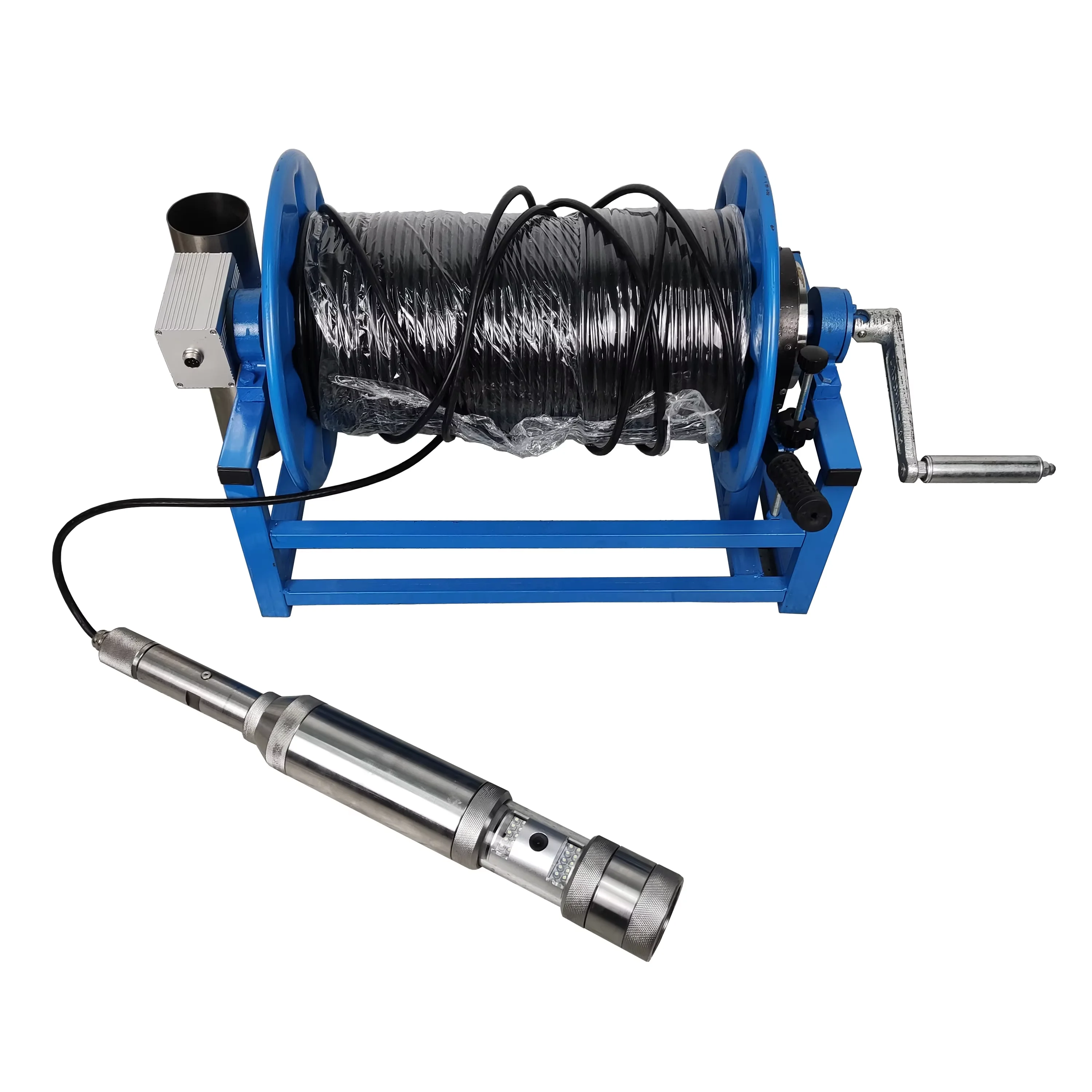 500m System High Image Quality 360 Degree Rotate Zoom Function Water Well Inspection Borehole