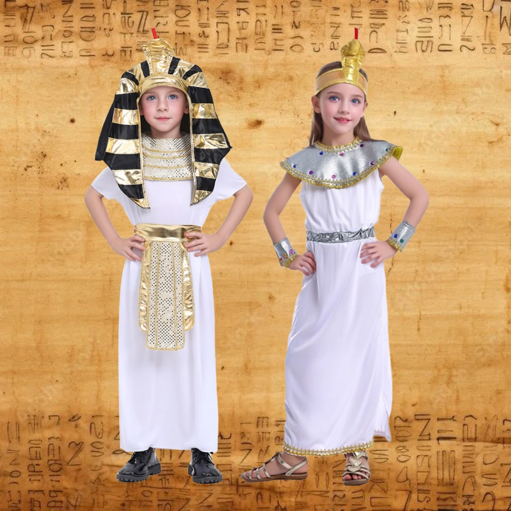 Girls Cleopatra Egyptian Queen Costume 6