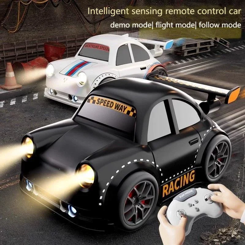 Nuovo 4WD Telecomando Drift Car Mini Segui E Fuga Modalità Suono Luce Auto Da Corsa 2.4G Wireless Ad Alta Velocità RC Auto Ragazzo Giocattolo Regalo