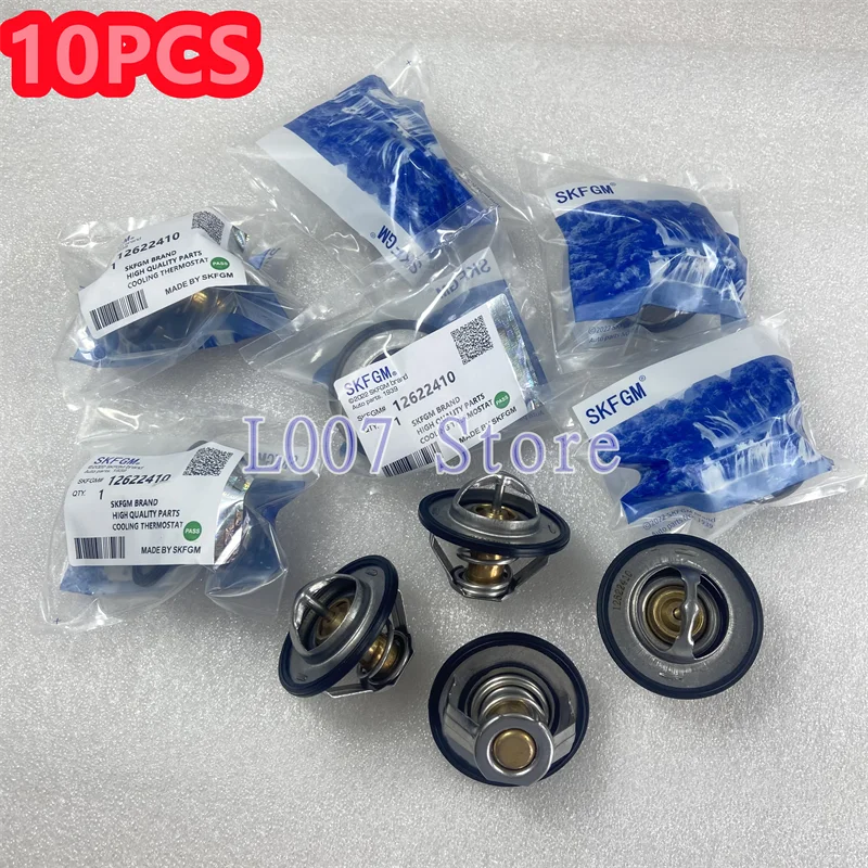 

10PCS 51770698 12622410 73502809 For Buick Regal Lacrosse Chevrolet Captiva HHR Fiat Croma Opel SAAB Vauxhall Coolant Thermostat