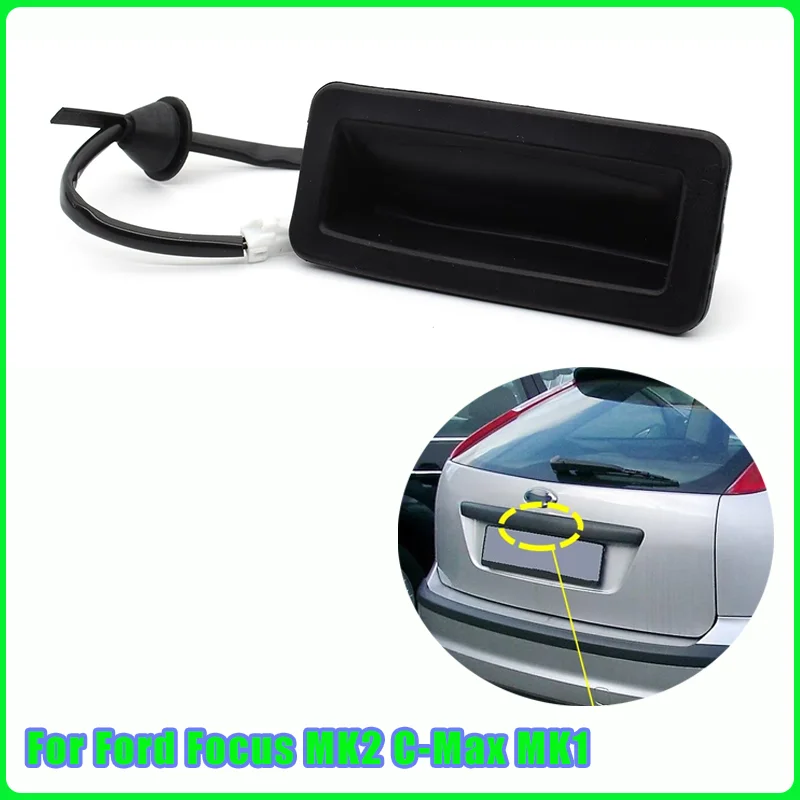

Для Ford Focus MK2 2004-2012 C-Max MK1 2003-2006 контроллер переключателя багажника с жгутом проводов, ручка, кнопка крышки