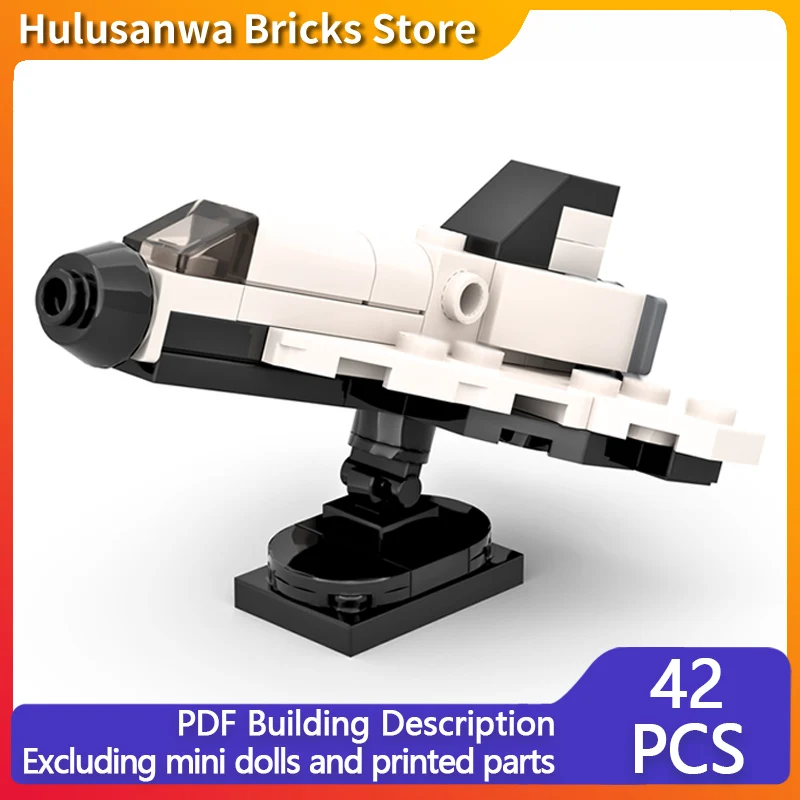 

Micro NASA Space Shuttle Discovery Model MOC Building Bricks War Equipment Modular Technology Gift Holiday Assemble Children Toy