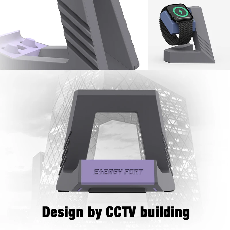 Soporte de teléfono geométrico Sikai, almacenamiento de escritorio, soporte de carga de teléfono versátil para iPhone iPad Samsung Xiaomi