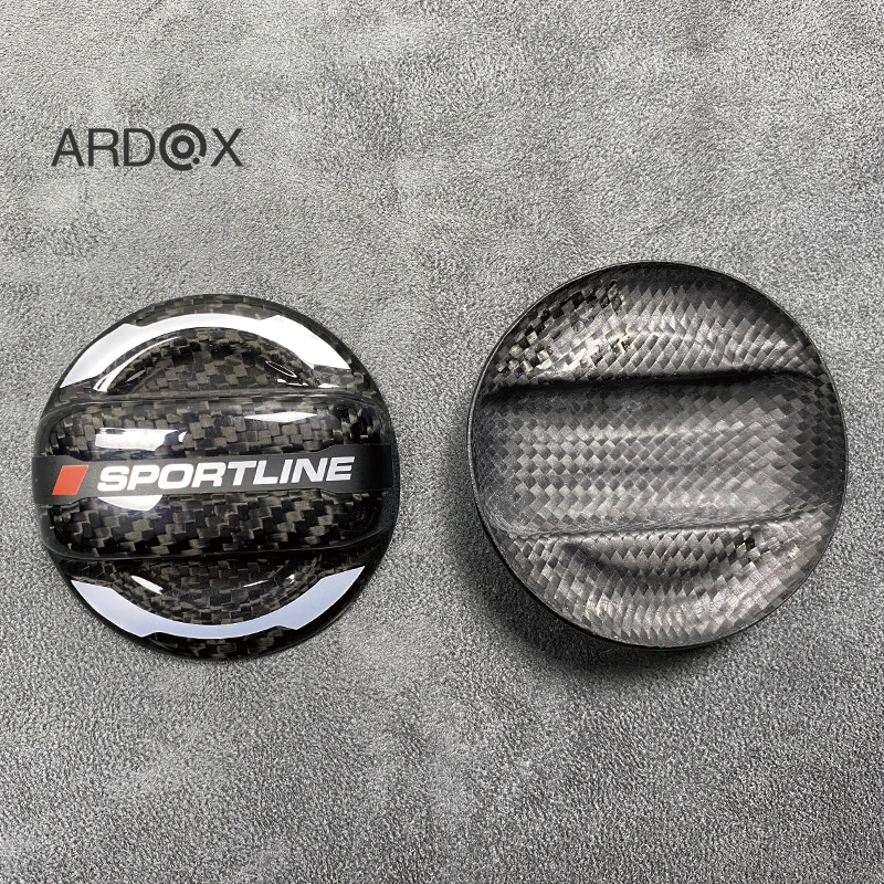 Customized carbon fiber fuel tank cap for Volkswagen, Audi, and Porsche